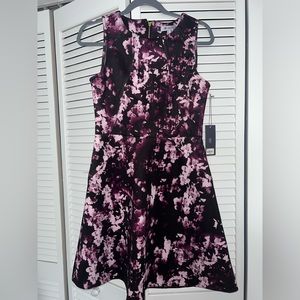 Jennifer Lopez purple floral dress